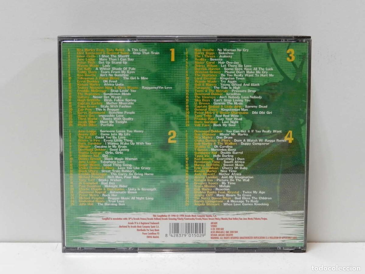 CDs de m&uacute;sica: DISCO 4 X CD. Los 100 Mayores Exitos Del Reggae. COMPACT DISC. - Foto 2