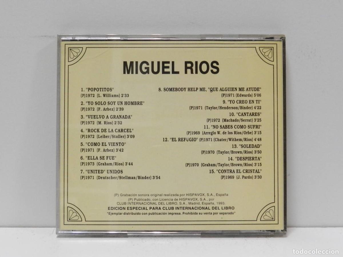 CDs de m&uacute;sica: DISCO CD. Miguel Rios &ndash; Los 60 De Los 60. COMPACT DISC. - Foto 2