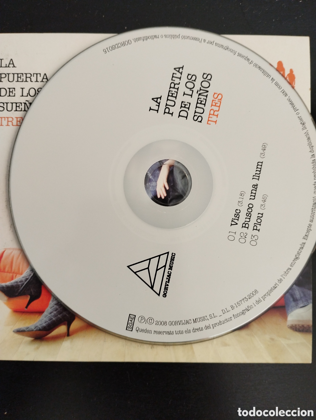 CDs de m&uacute;sica: La Puerta De Los Sue&ntilde;os &ndash; Tres. CD. Single. Promo. - Foto 3