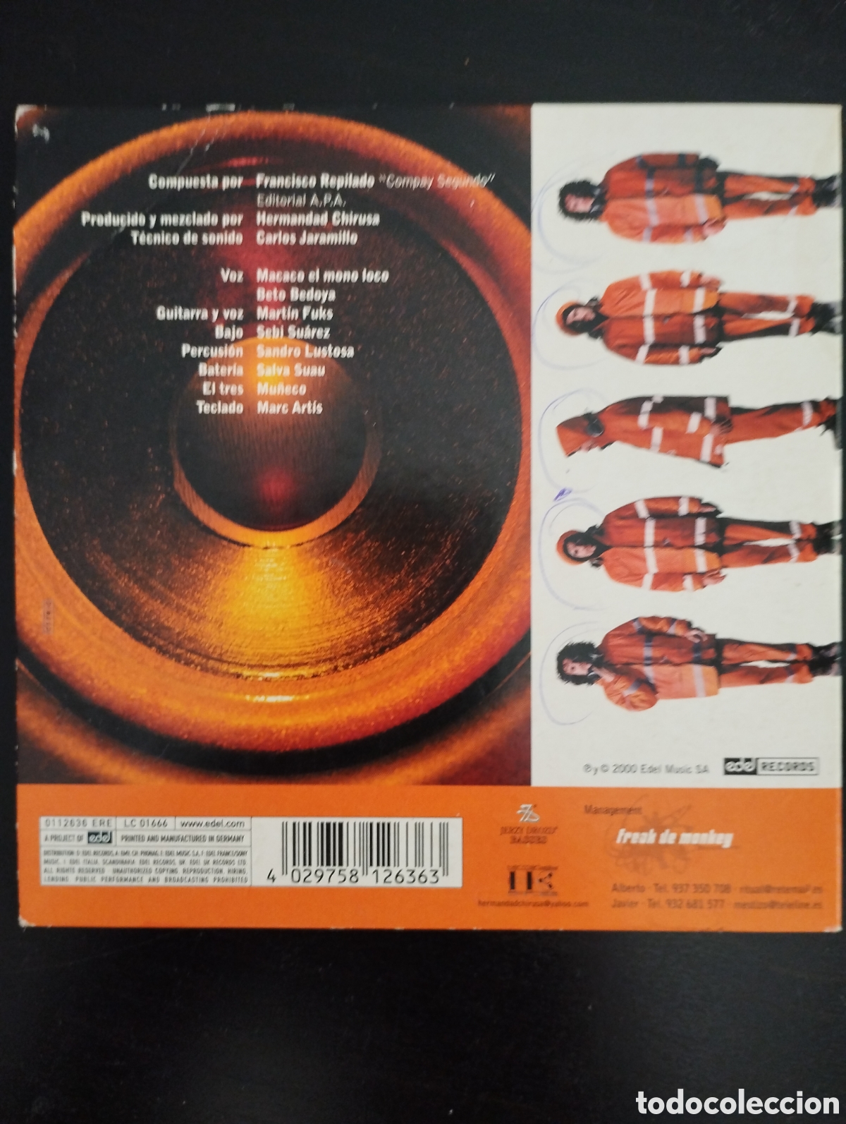 CDs de m&uacute;sica: Macaco &ndash; Chan Chan. 2000. CD, Single - Foto 2