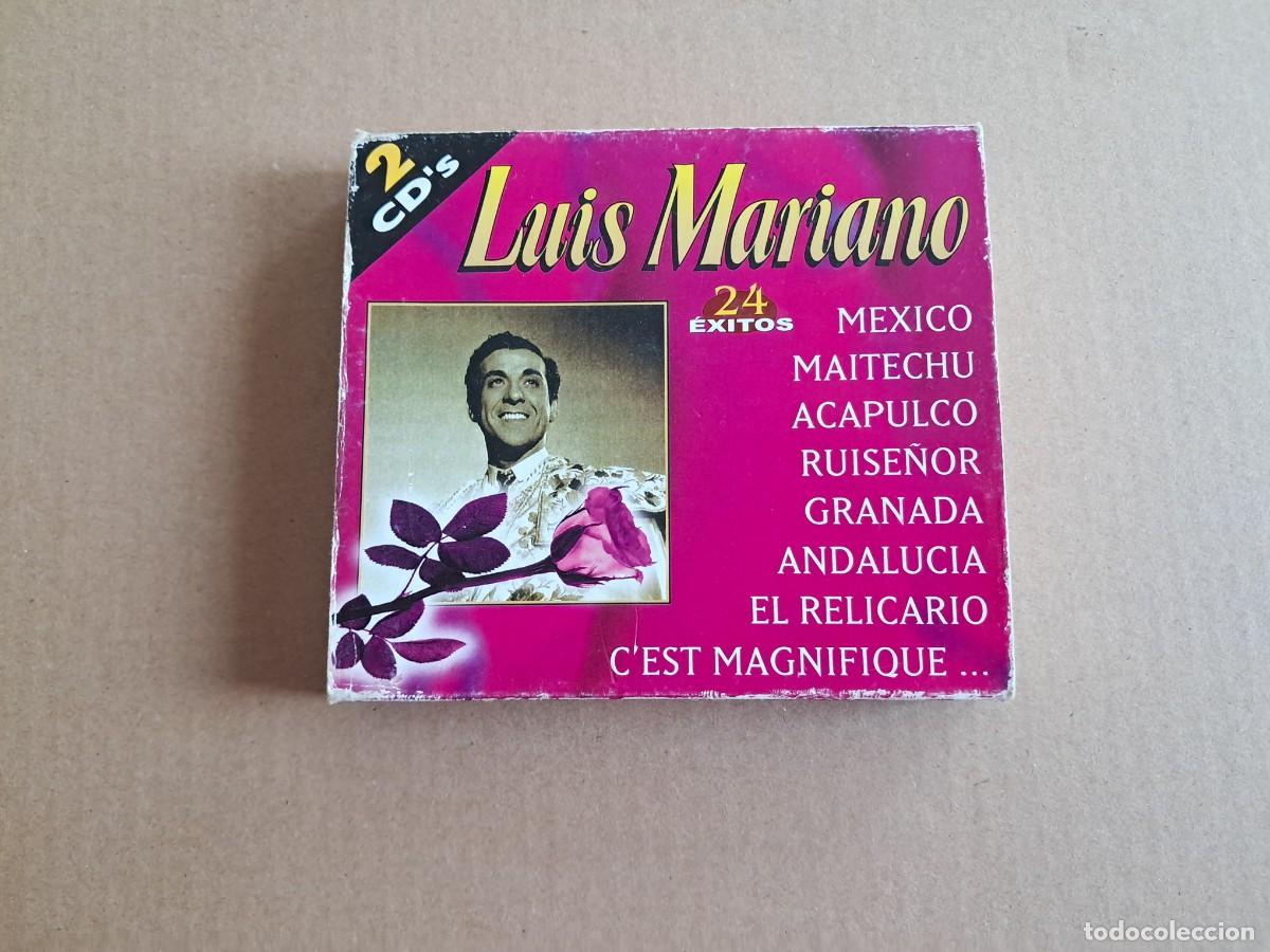 CDs de m&uacute;sica: LUIS MARIANO - 24 EXITOS DOBLE CD 2001 - Foto 1
