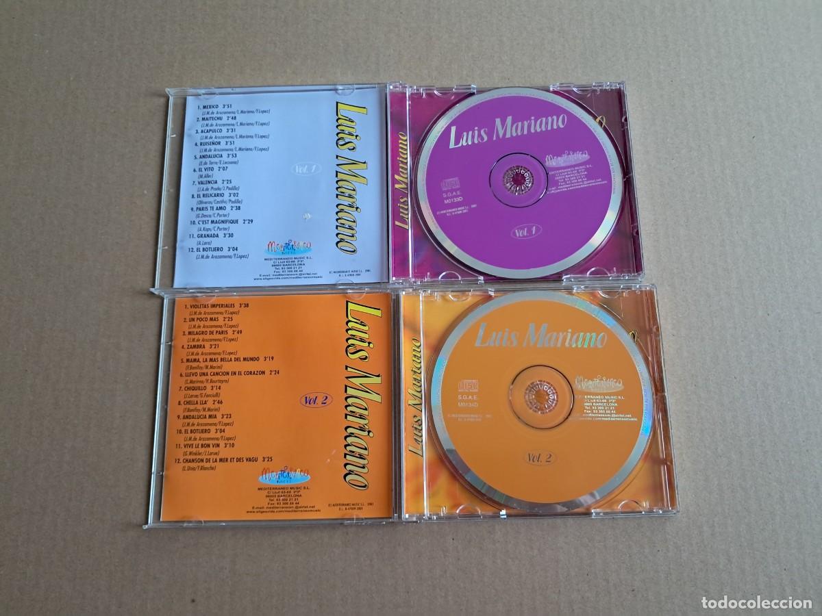 CDs de m&uacute;sica: LUIS MARIANO - 24 EXITOS DOBLE CD 2001 - Foto 3