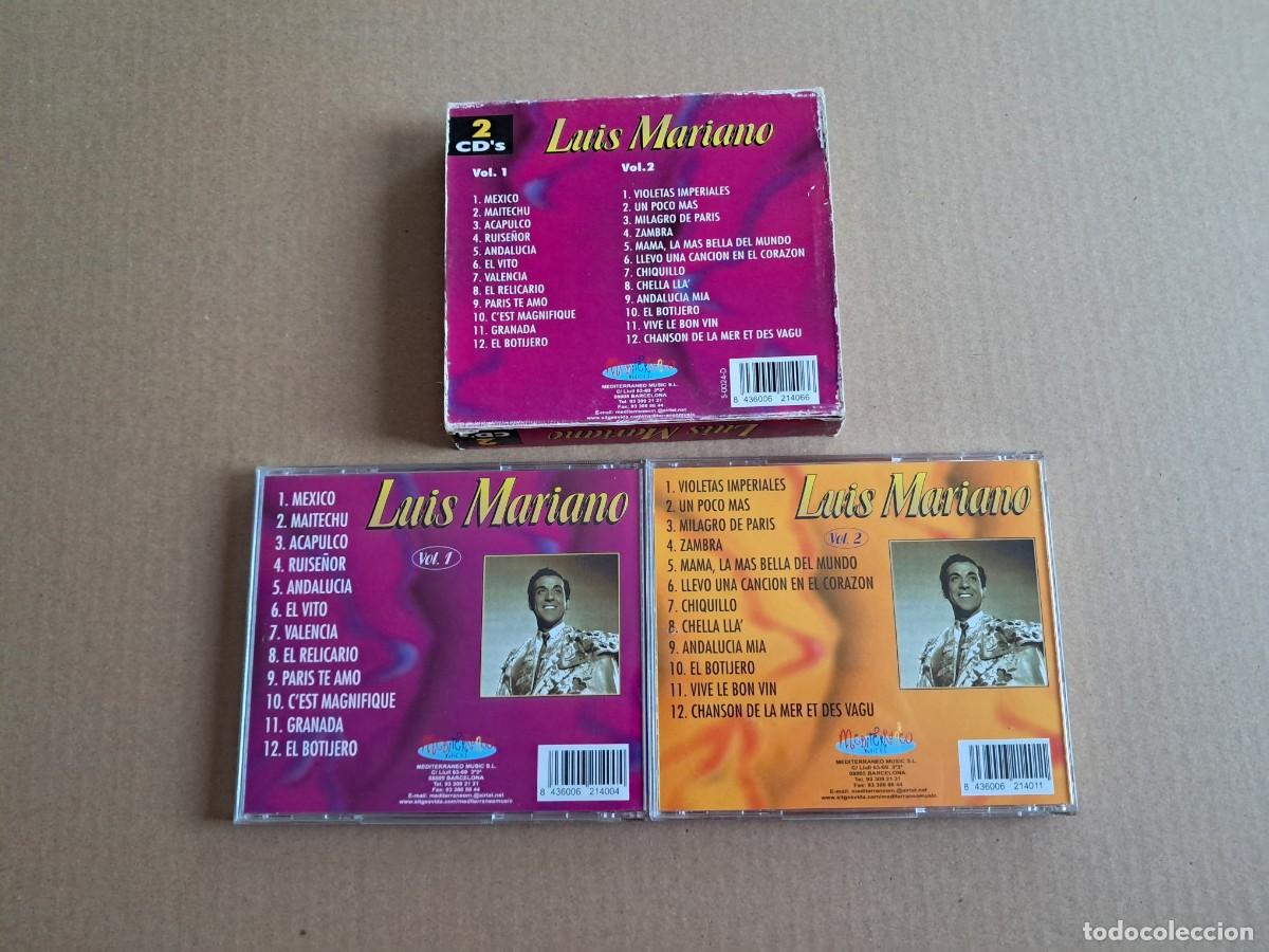 CDs de m&uacute;sica: LUIS MARIANO - 24 EXITOS DOBLE CD 2001 - Foto 4