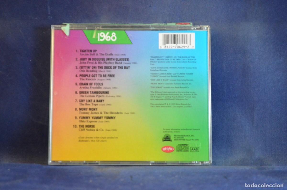 CDs de m&uacute;sica: VARIOUS &ndash; BILLBOARD TOP ROCKNROLL HITS - 1968 - CD - Foto 2