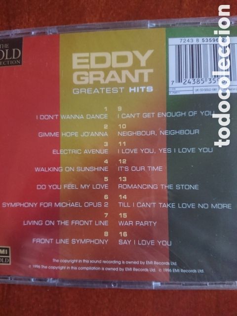 CDs de m&uacute;sica: Eddy Grant - Greatest Hits - Foto 4
