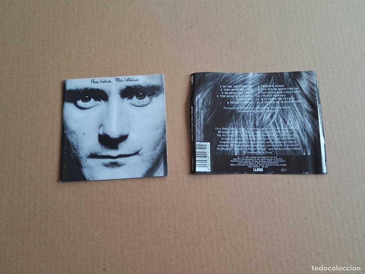 CDs de m&uacute;sica: PHIL COLLINS - FACE VALUE SOLO CARATULAS - Foto 1