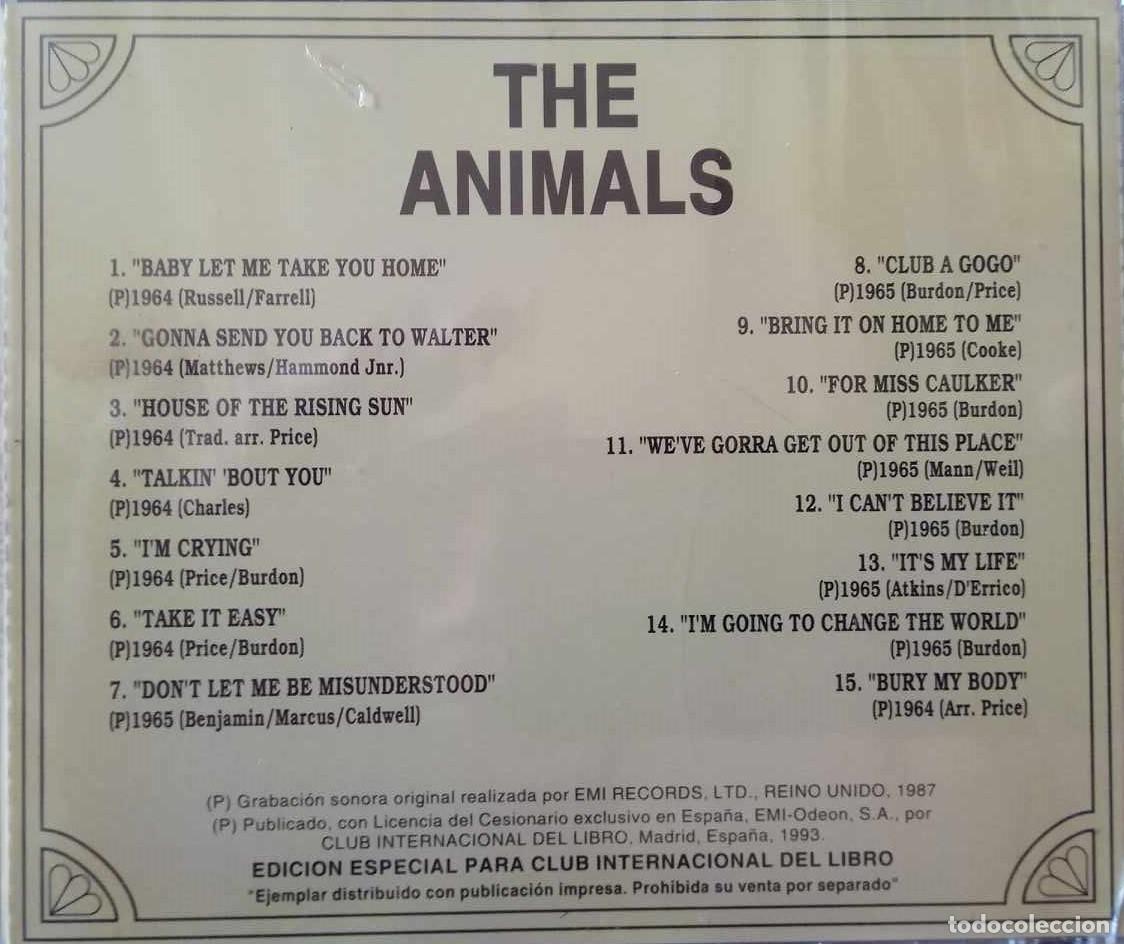 CDs de m&uacute;sica: THE ANIMALS - PRECINTADO - Foto 1