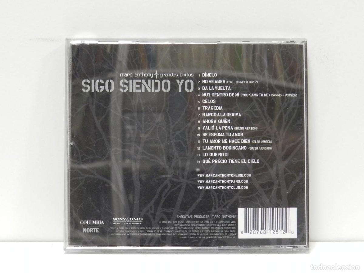 CDs de m&uacute;sica: DISCO CD. Marc Anthony &ndash; Sigo Siendo Yo (Grandes &Eacute;xitos). COMPACT DISC. - Foto 2
