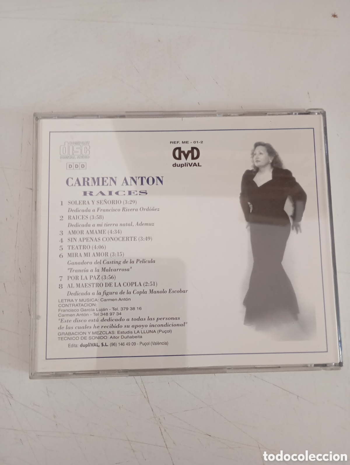 CDs de m&uacute;sica: CARMEN ANTON - RA&Iacute;CES - CD - Foto 2