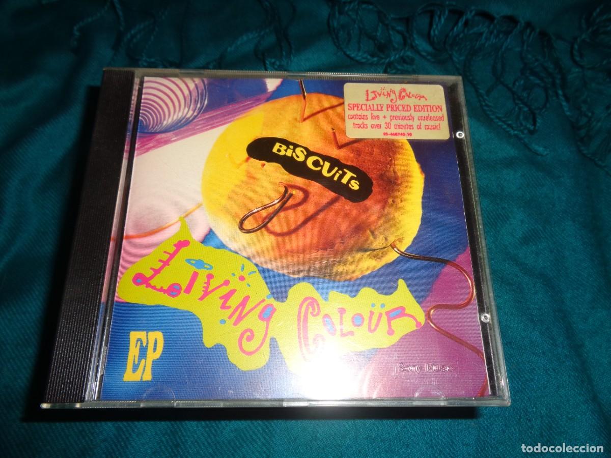 CDs de m&uacute;sica: LIVING COLOUR. BISCUITS EP. CD. IMPECABLE (#) - Foto 1