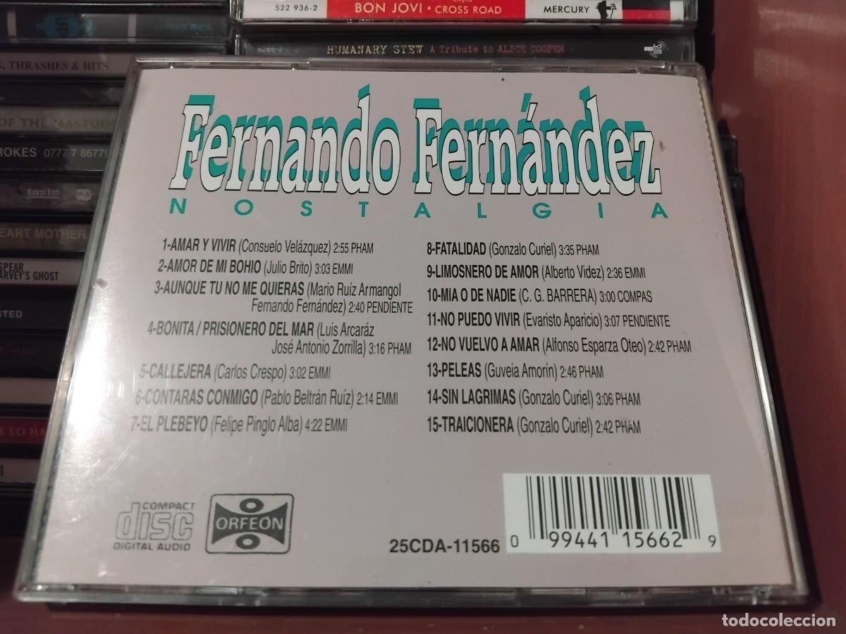 CDs de m&uacute;sica: Fernando Fern&aacute;ndez &lrm;&ndash; Nostalgia-CD - Foto 2