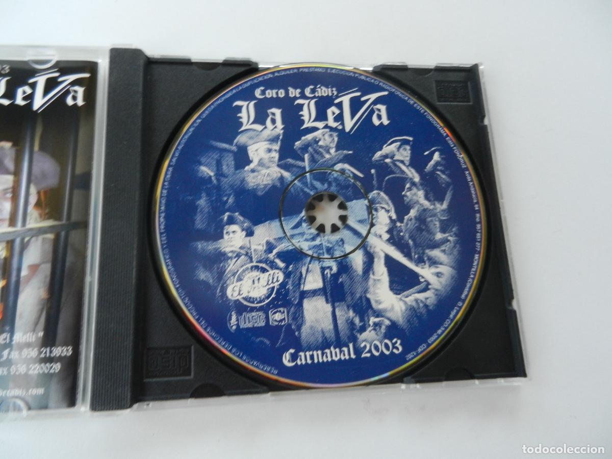 CDs de m&uacute;sica: LA LEVA CORO DE CARNAVAL DE CADIZ 2003 CD - Foto 2