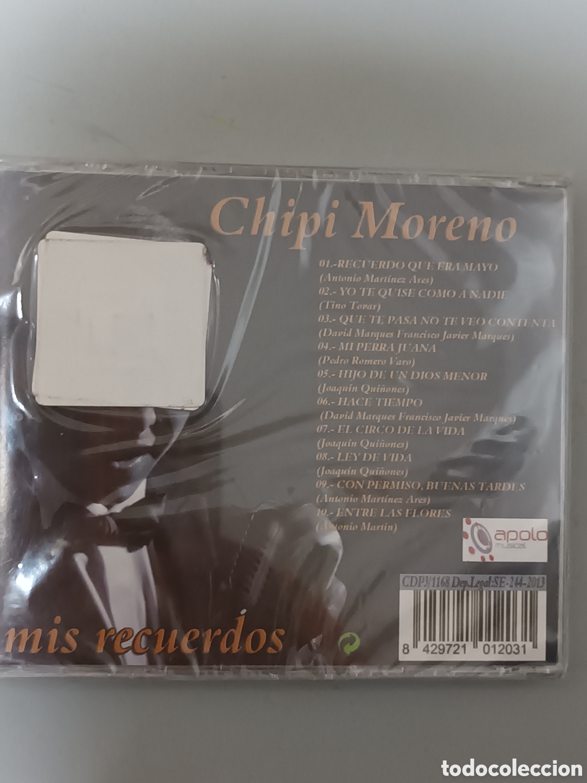 CDs de m&uacute;sica: Chipi moreno cd precintado nuevo - Foto 2
