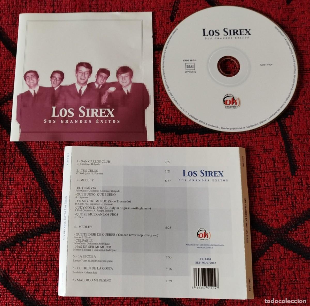 CDs de m&uacute;sica: LOS SIREX ** Sus Grandes Exitos ** CD ORIGINAL 2012 - Foto 1