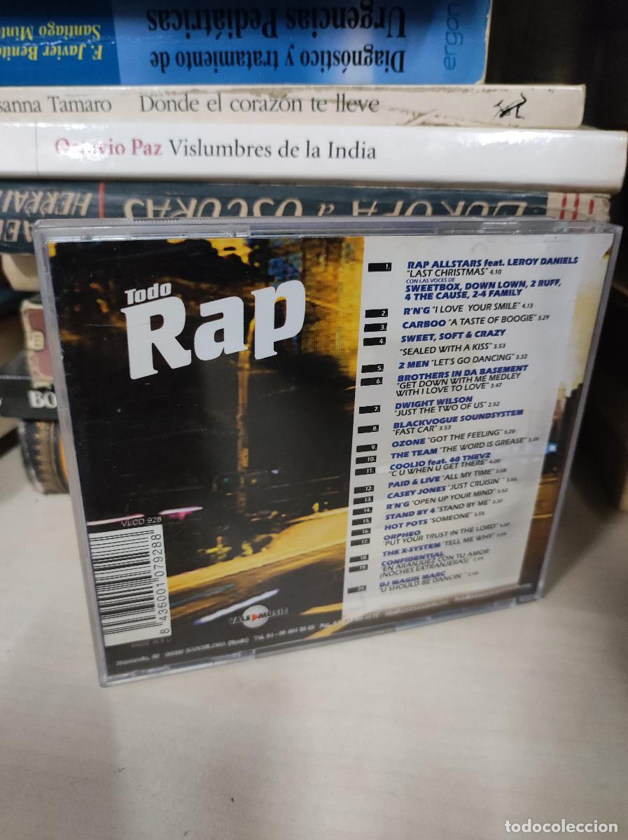 CDs de m&uacute;sica: Varios &ndash; Todo Rap RAP ALLSTARS - Foto 2