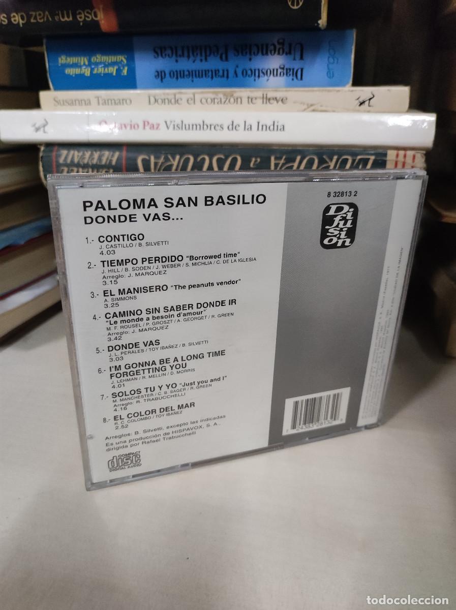 CDs de m&uacute;sica: Paloma San Basilio &ndash; Donde Vas... - Foto 2