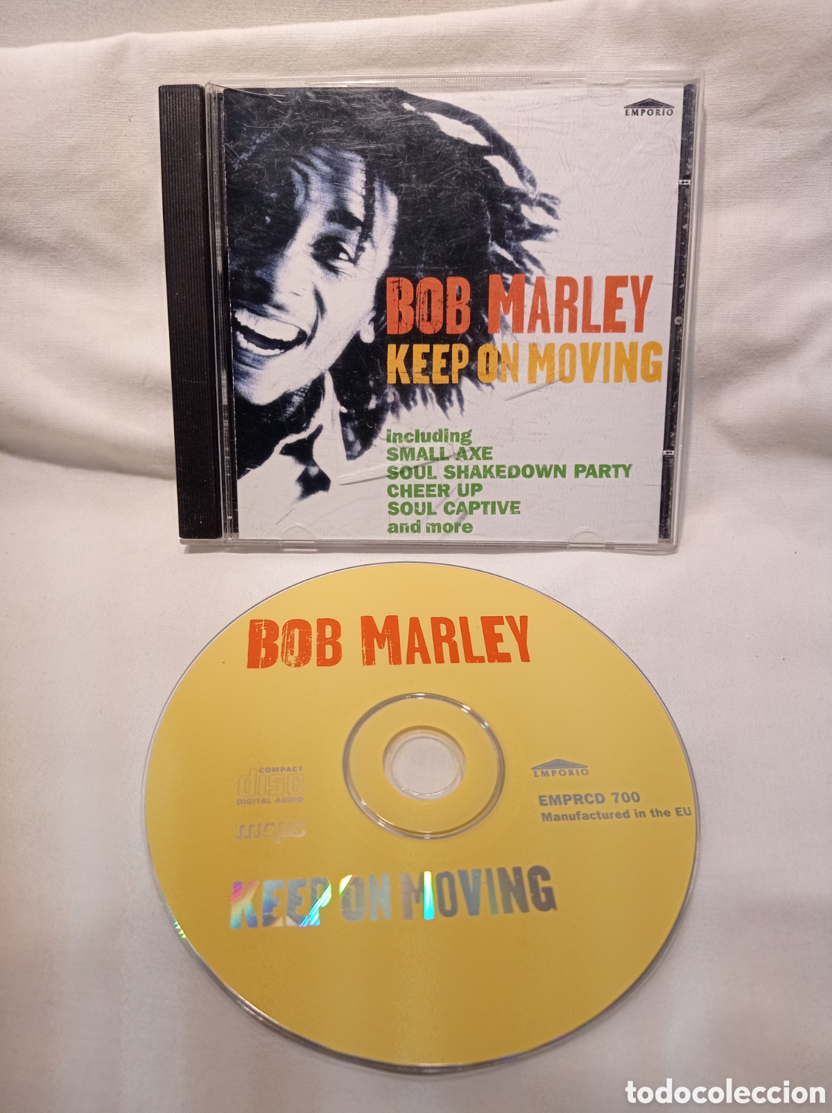 CDs de m&uacute;sica: CD BOB MARLEY. KEEP ON MOVING. BUEN ESTADO - Foto 1