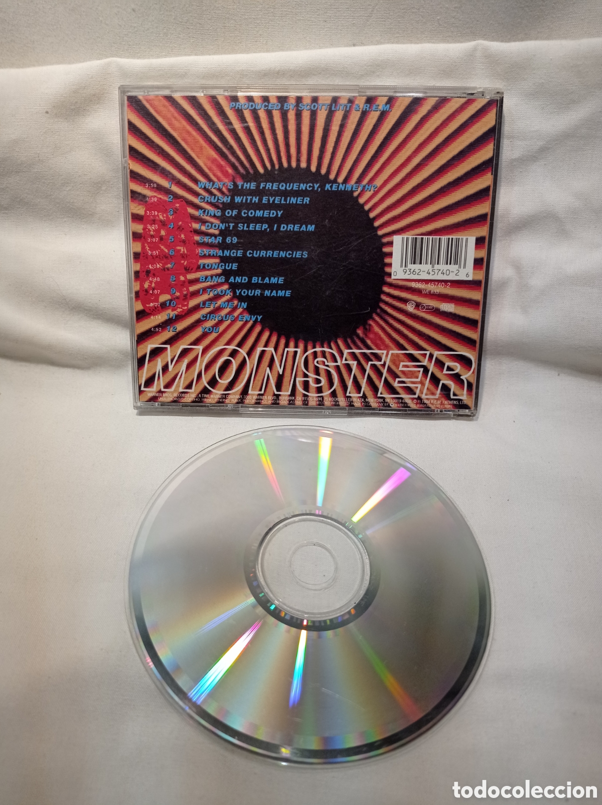 CDs de m&uacute;sica: CD REM MONSTER. MUY BUEN ESTADO - Foto 2