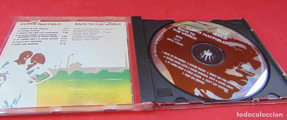 CDs de m&uacute;sica: Curtis Mayfield &ndash; Back To The World - CD - Foto 4