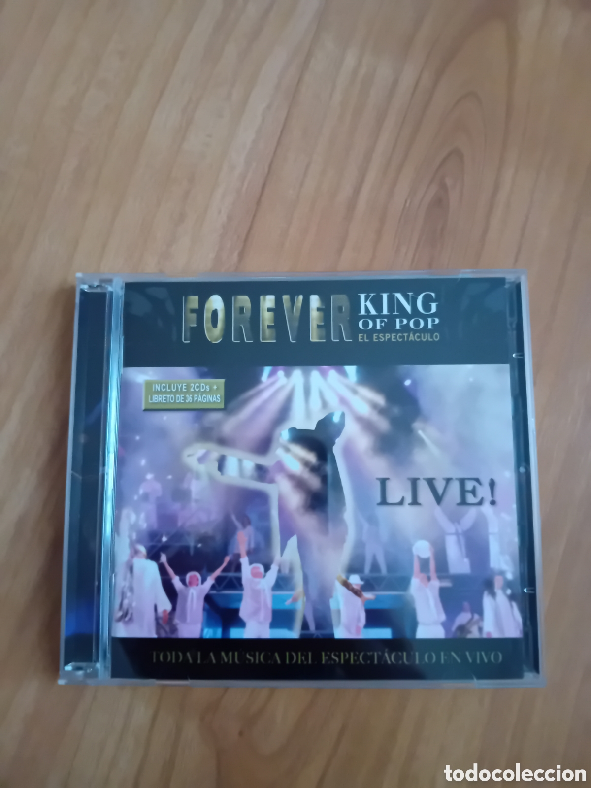 CDs de m&uacute;sica: MICHAEL JACKSON. FOREVER KING OF POP. EL ESPECT&Aacute;CULO - Foto 1