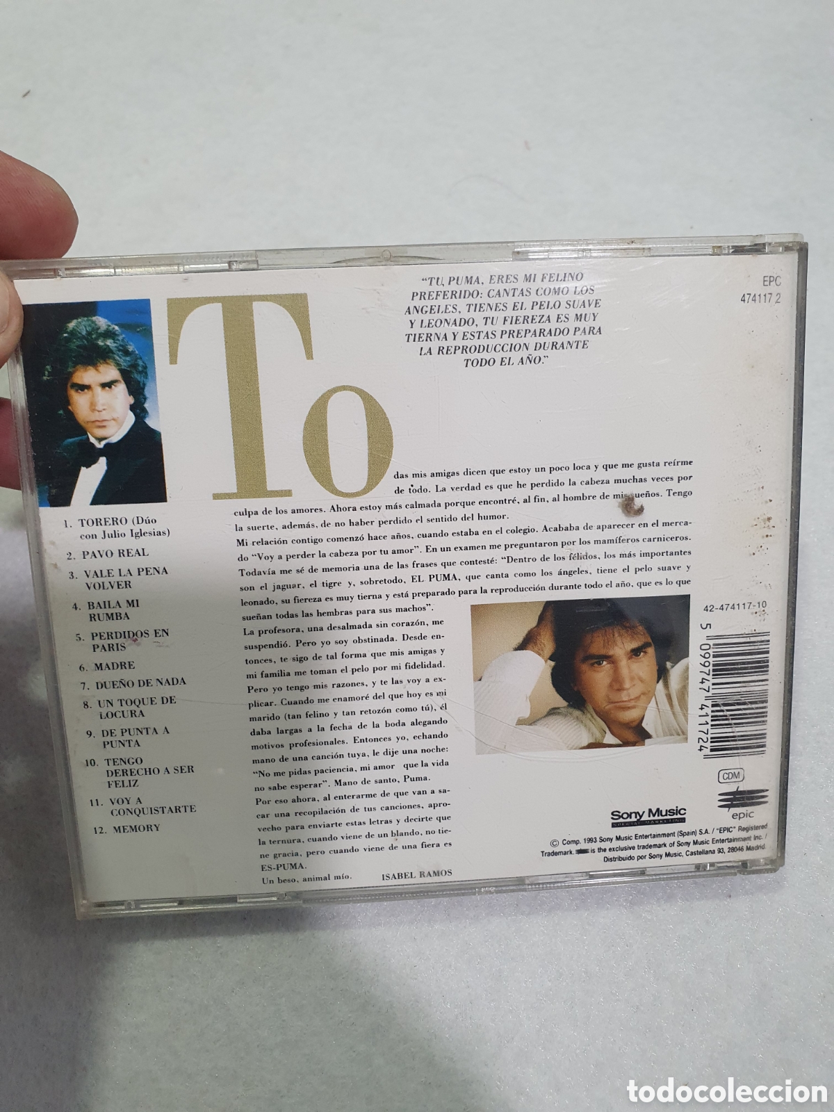 CDs de m&uacute;sica: CD. Querido Puma. (L90) - Foto 2