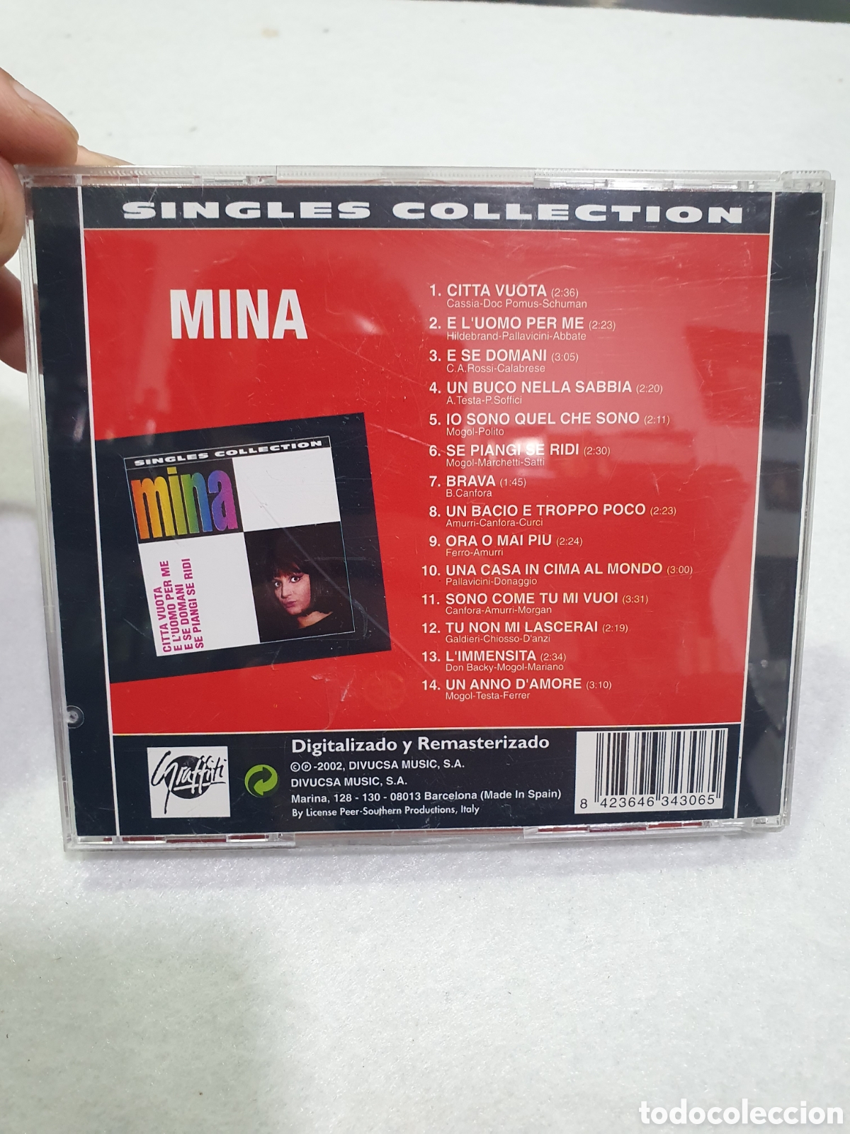 CDs de m&uacute;sica: CD. Mina. Singles collection. (L90) - Foto 2