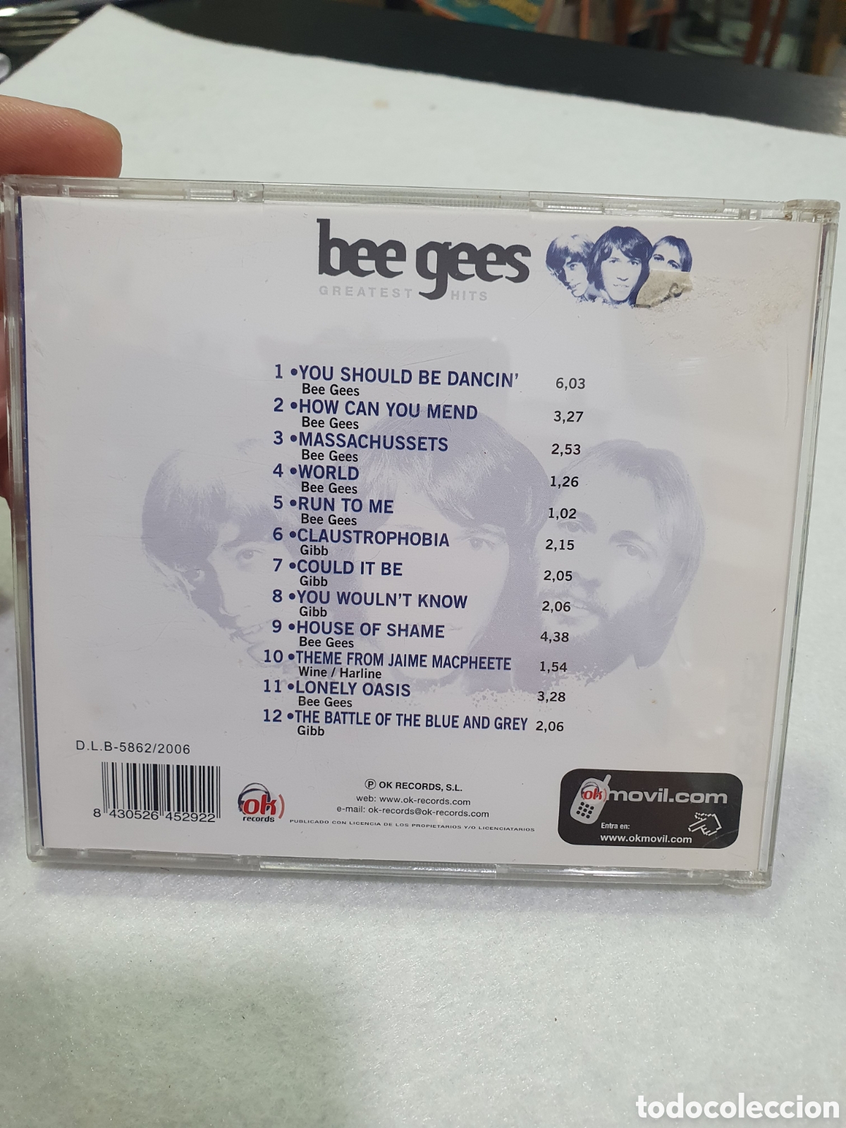 CDs de m&uacute;sica: CD. Bee Gees. Greatest Hits. (L90) - Foto 2