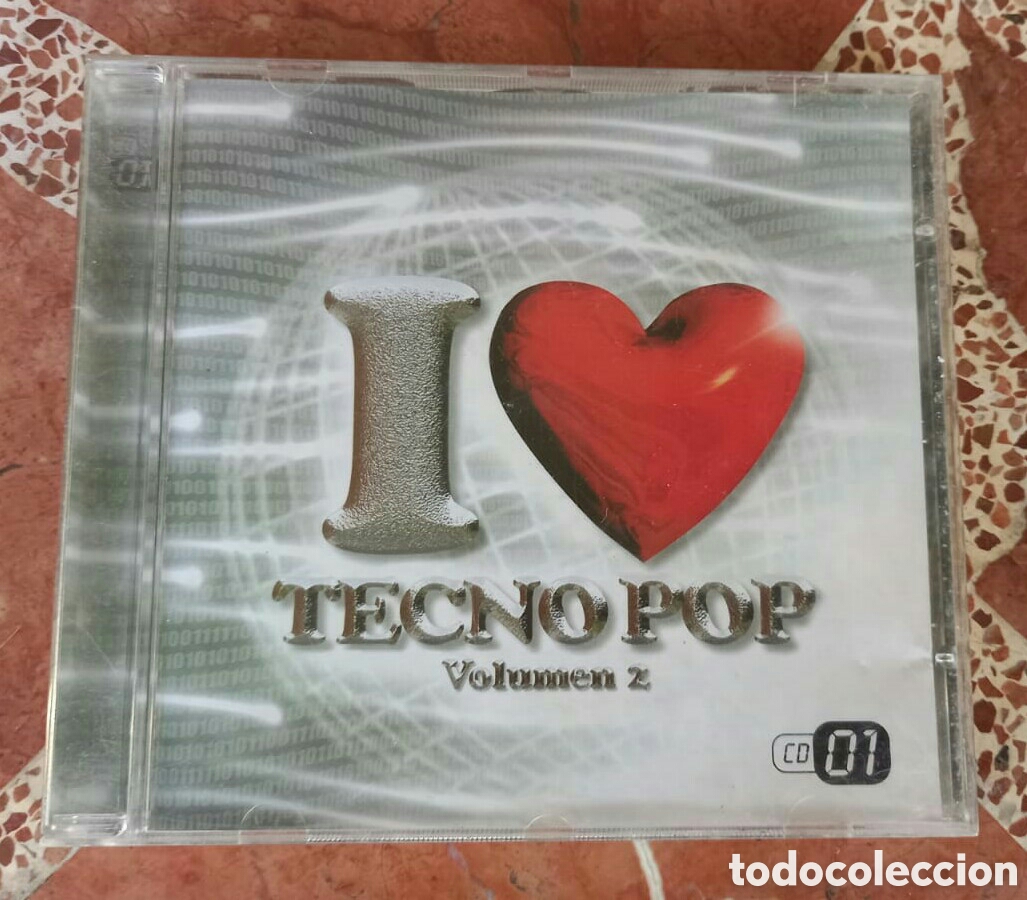 CDs de m&uacute;sica: I love tecno pop volumen 2 cd1 - Foto 1