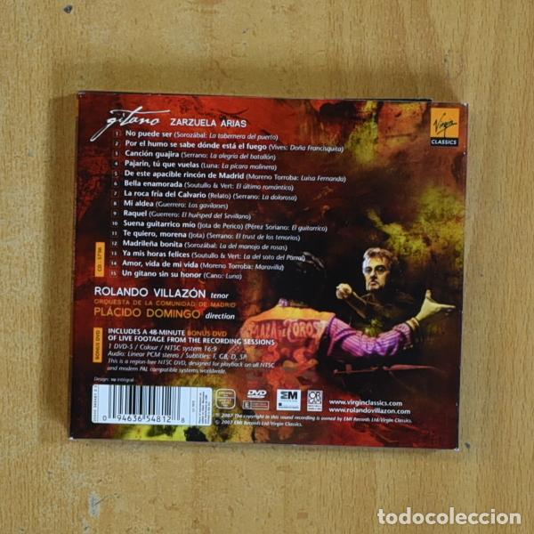 CDs de m&uacute;sica: ROLANDO VILLAZON / PLACIDO DOMINGO - GITANO - CD - Foto 2