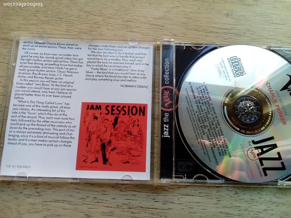 CDs de m&uacute;sica: Charlie Parker. Jam session. CD - Foto 3