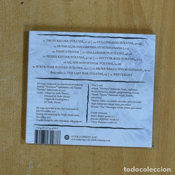 CDs de m&uacute;sica: NYTT LAND - FIMBUL VINTER - CD - Foto 2