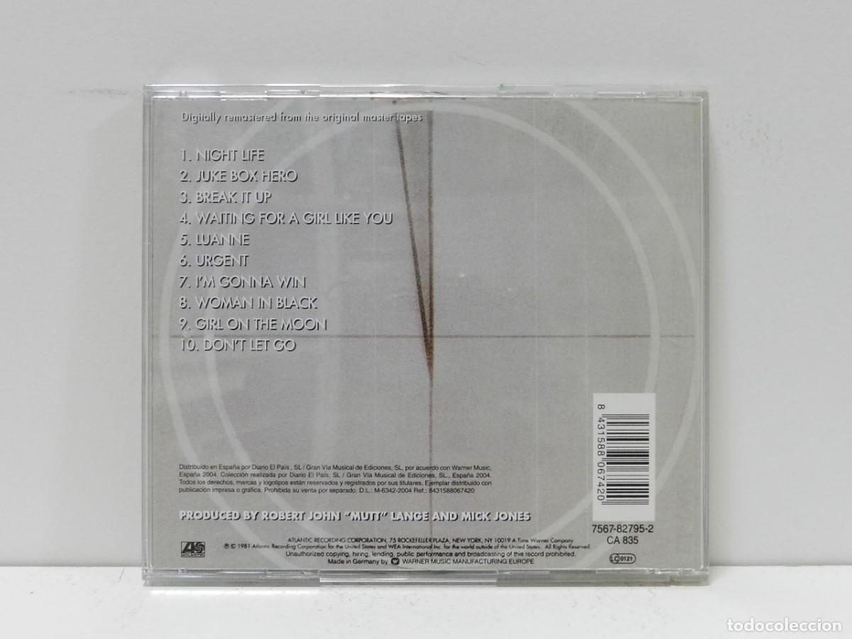 CDs de m&uacute;sica: DISCO CD. Foreigner &ndash; 4. COMPACT DISC. - Foto 2