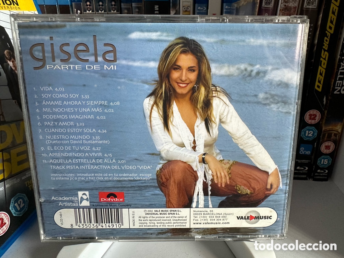 CDs de m&uacute;sica: Gisela - Parte De Mi (CD, Album) - Foto 2