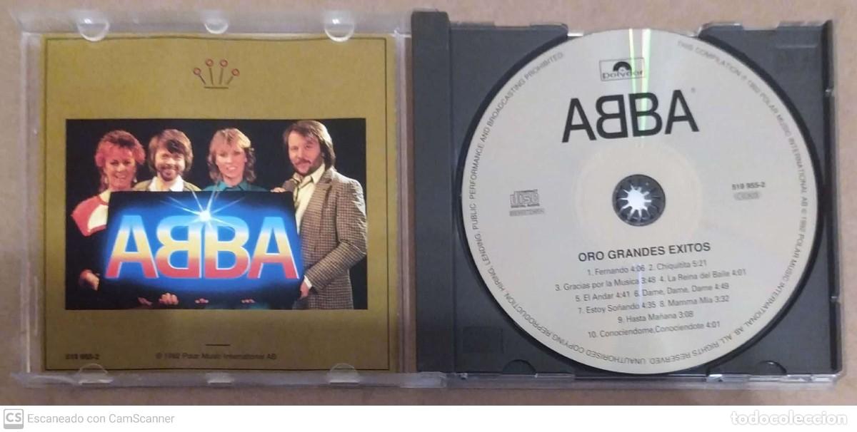 CDs de m&uacute;sica: ABBA (ORO - GRANDES EXITOS) CD 1992 - Foto 3
