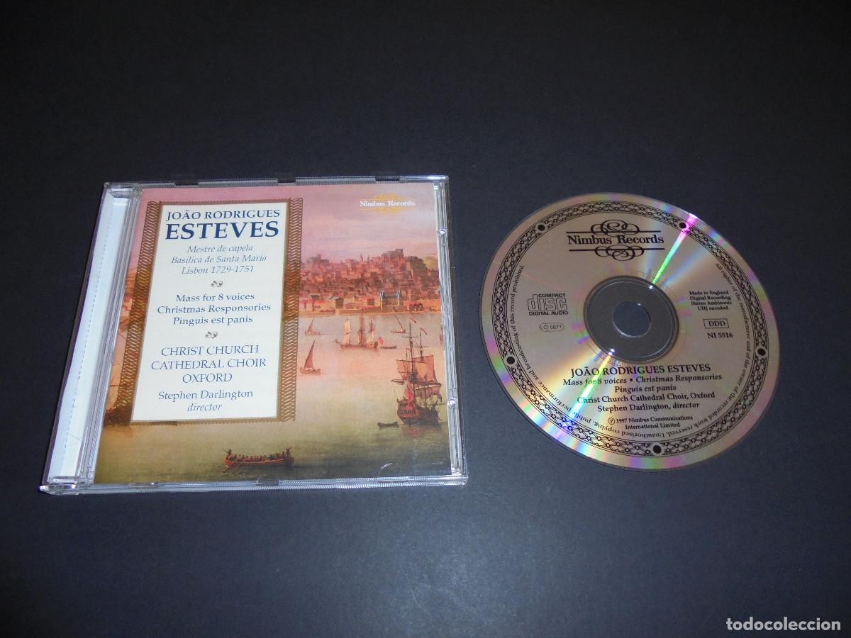 CDs de m&uacute;sica: JOAO RODRIGUEZ ESTEVES ( MASS FOR 8 VOICES - CHRISTMAS RESPONSORIES - PINGUIS EST PANIS ) - CD