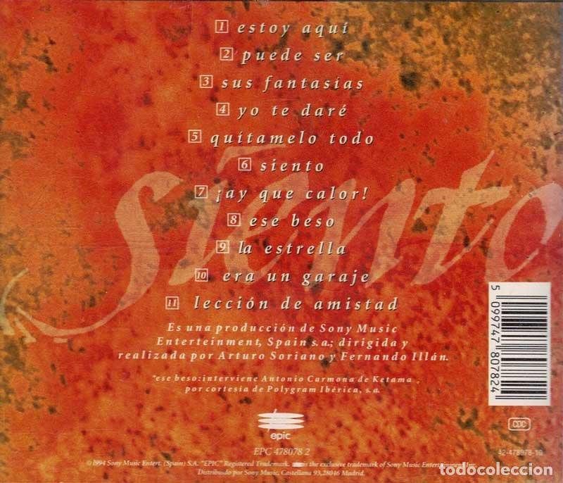 CDs de m&uacute;sica: Rosario - Siento. CD - Foto 2