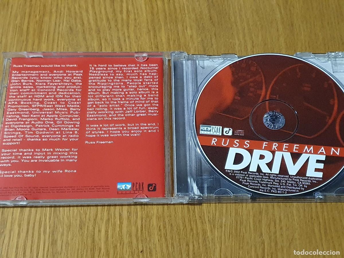 CDs de m&uacute;sica: CD Russ Freeman&ndash;&nbsp;Drive - 2002 - Foto 2