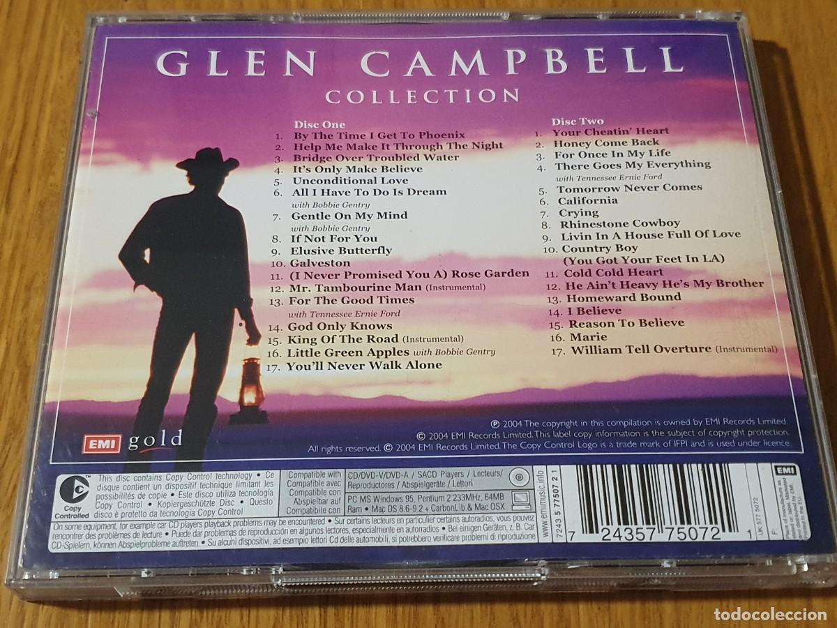 CDs de m&uacute;sica: 2 CD Glen Campbell&nbsp;&ndash;&nbsp;Glen Campbell Collection - Foto 4