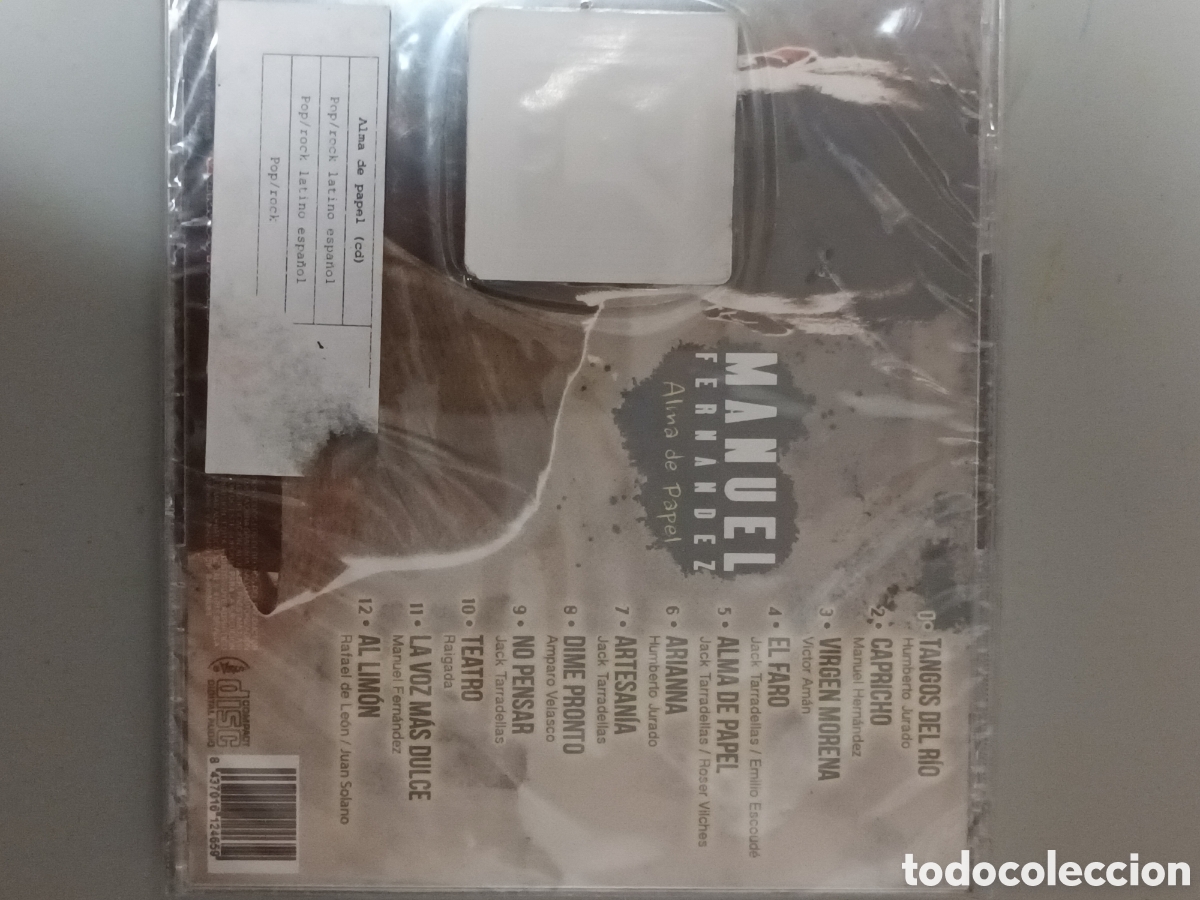 CDs de m&uacute;sica: Manuel Fern&aacute;ndez precintado - Foto 2