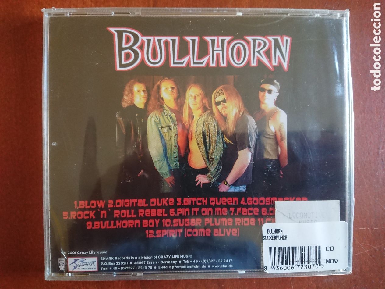CDs de m&uacute;sica: Bullhorn - Suckerpunch - CD - Foto 2