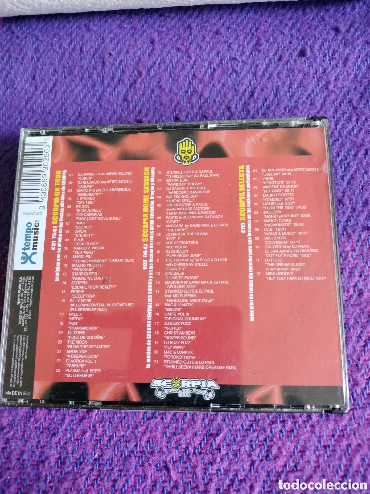 CDs de m&uacute;sica: Scorpia central del sonido 2001 - Foto 2