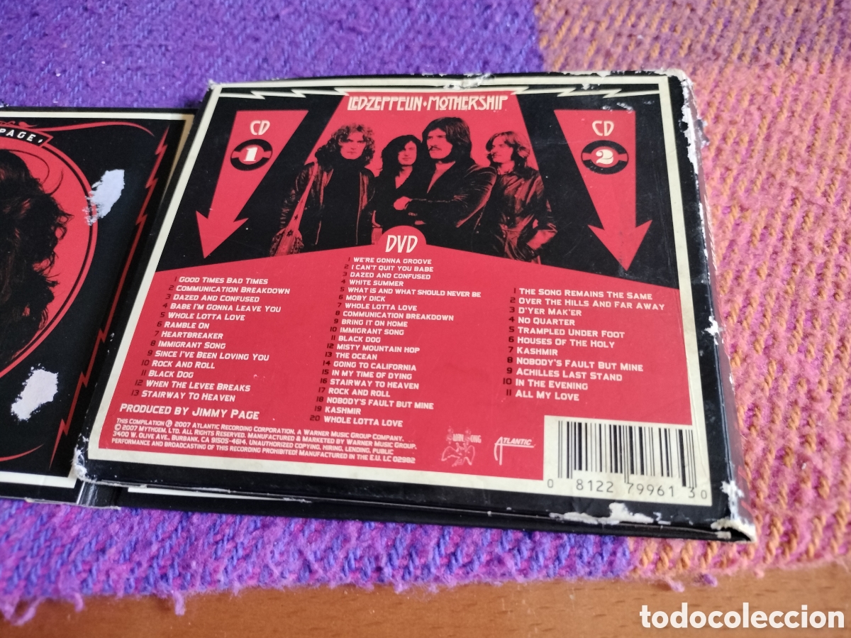 CDs de m&uacute;sica: Led Zeppelin mothership estuche - Foto 4