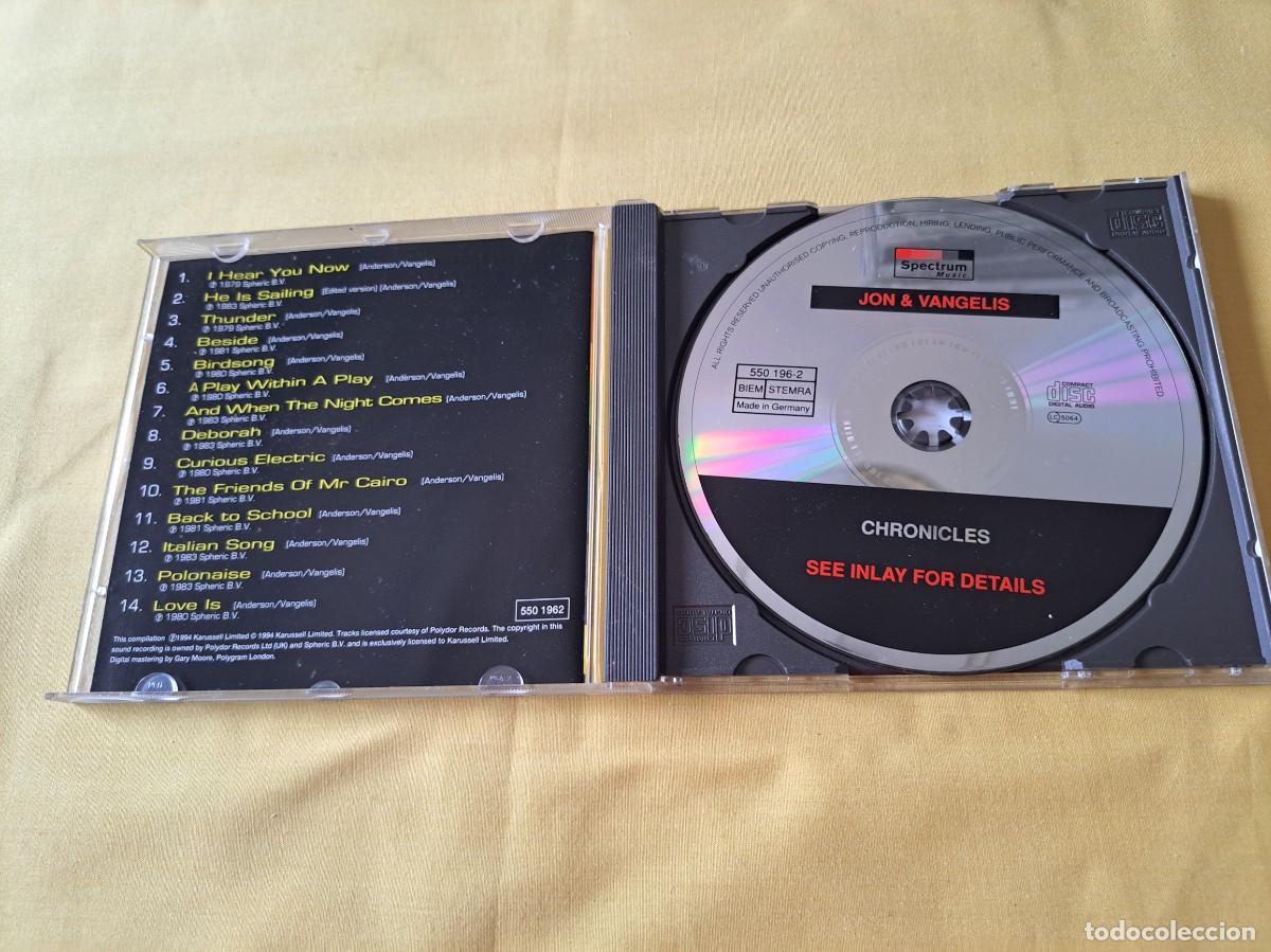 CDs de m&uacute;sica: JON & VANGELIS - CHRONICLES - KARUSSELL 1994 - CD - Foto 2