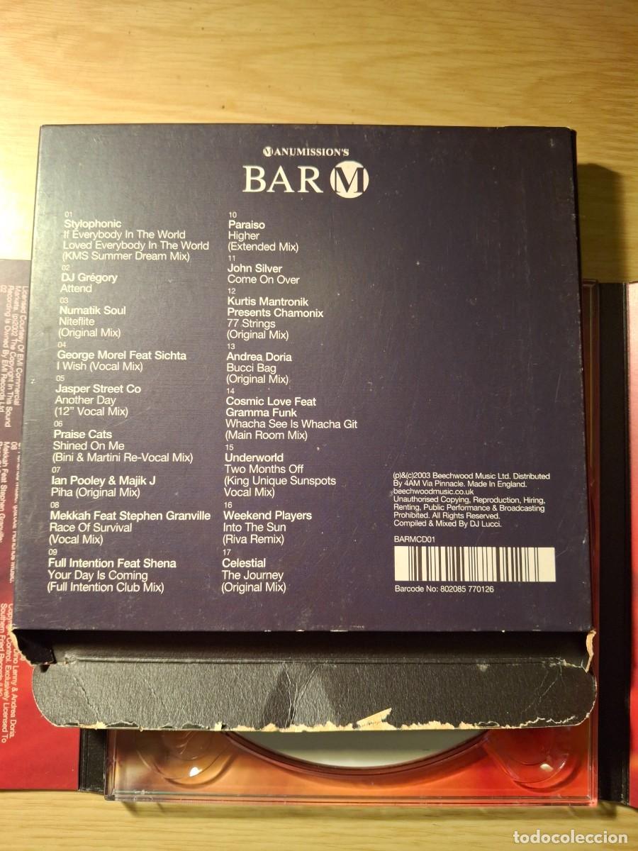 CDs de m&uacute;sica: Manumissions bar M dj lucci - Foto 3