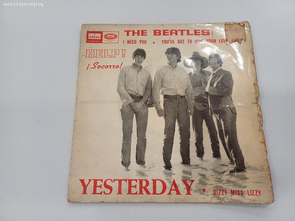CDs de m&uacute;sica: THE BEATLES/HELP-YESTERDAY/SINGLE. - Foto 1