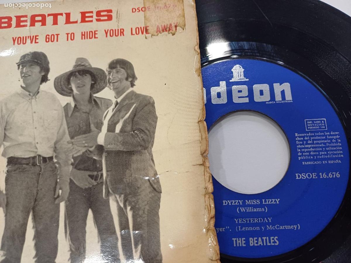 CDs de m&uacute;sica: THE BEATLES/HELP-YESTERDAY/SINGLE. - Foto 2