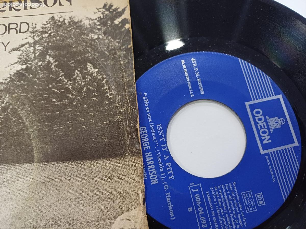 CDs de m&uacute;sica: GEORGE HARRISON/MY SWEET LORD/SINGLE. - Foto 2