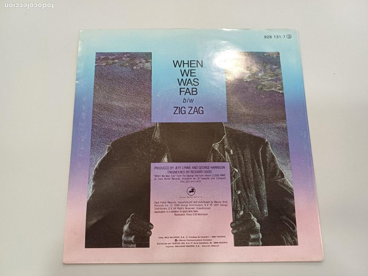 CDs de m&uacute;sica: GEORGE HARRISON/WHEN WE WAS FAB/SINGLE PROMOCIONAL. - Foto 3