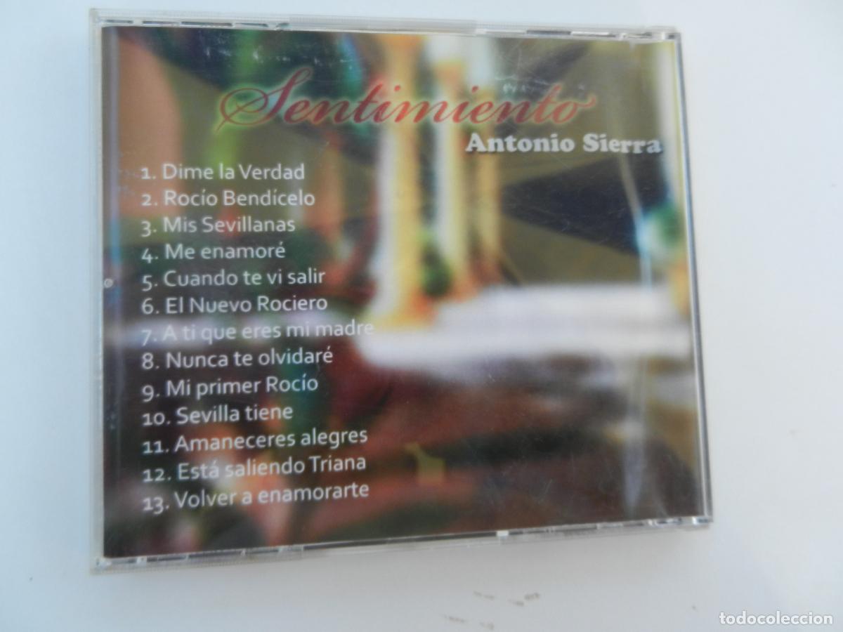 CDs de m&uacute;sica: ANTONIO SIERRA - SENTIMIENTO - CD - Foto 3