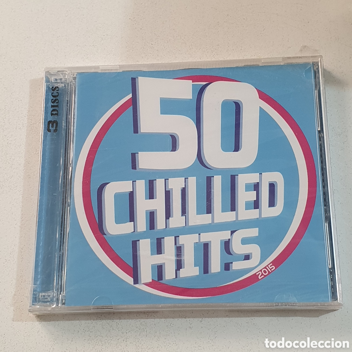 CDs de m&uacute;sica: Cd-14, 50 Chilled Hits 2015, 3 Cd's, Nuevo, Precintado Original, Sin Estrenar Ni Usar.